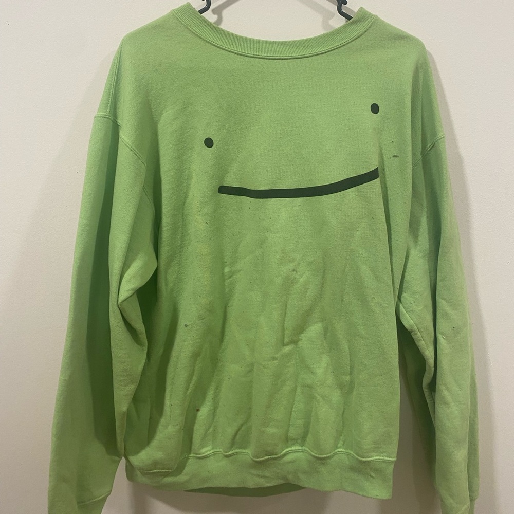 DreamWasTaken original green smile crewneck